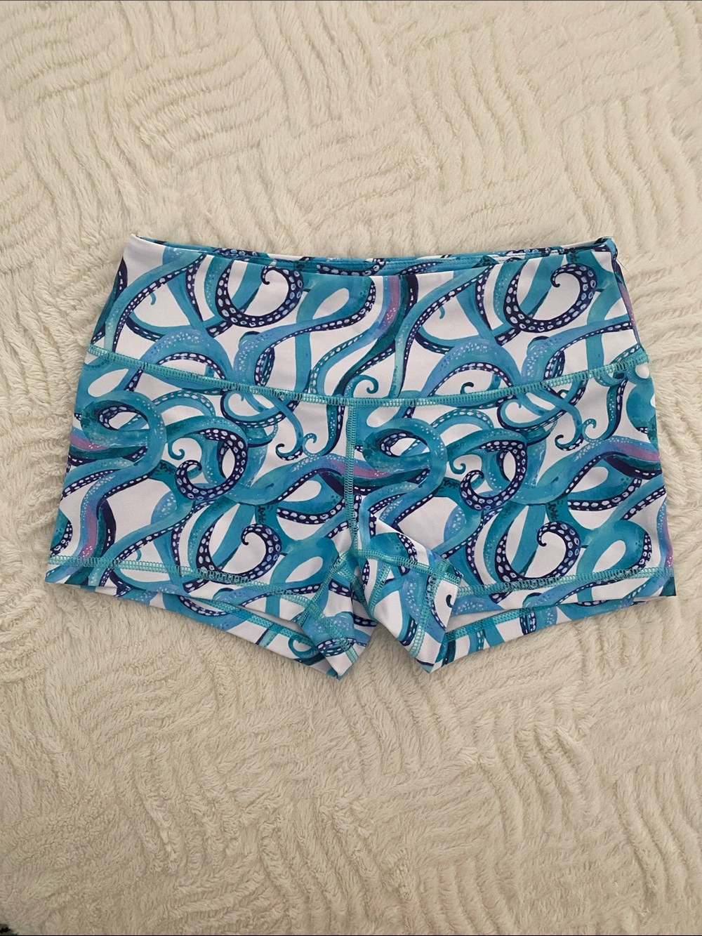 Feed Me Fight Me Octopus-Print Shorts